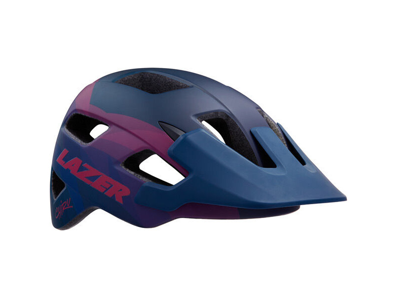 LAZER Chiru Helmet, Matt Blue/Pink click to zoom image