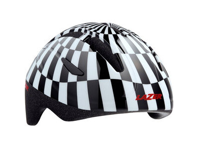 LAZER Bob+ Helmet, Black/White, Uni-Kids