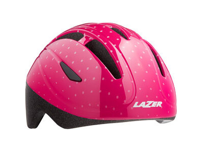 LAZER Bob+ Helmet, Pink Dots, Uni-Kids