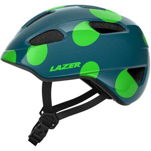 LAZER NutZ KinetiCore Helmet, Green Dots, Uni-Youth click to zoom image