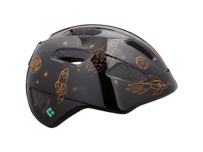 LAZER PNut KinetiCore Helmet, Flying Rocket, Uni-Kids