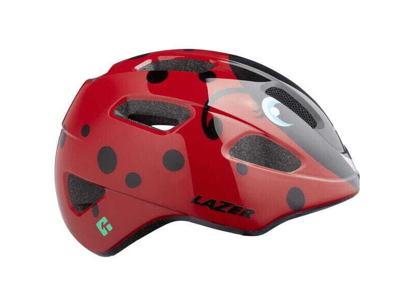 LAZER PNut KinetiCore Helmet, Ladybug, Uni-Kids click to zoom image