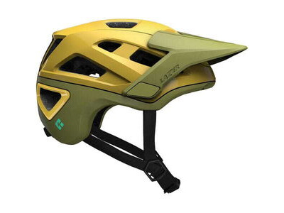 LAZER Jackal KinetiCore Helmet, Gold Green