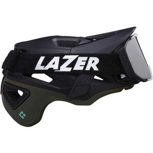 LAZER Jackal KinetiCore Helmet, Matt Blue/Green click to zoom image