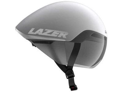 LAZER Victor KinetiCore Helmet, Matt White Silver