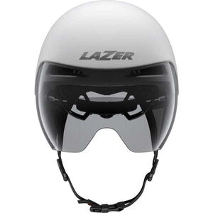 LAZER Victor KinetiCore Helmet, Matt White Silver click to zoom image