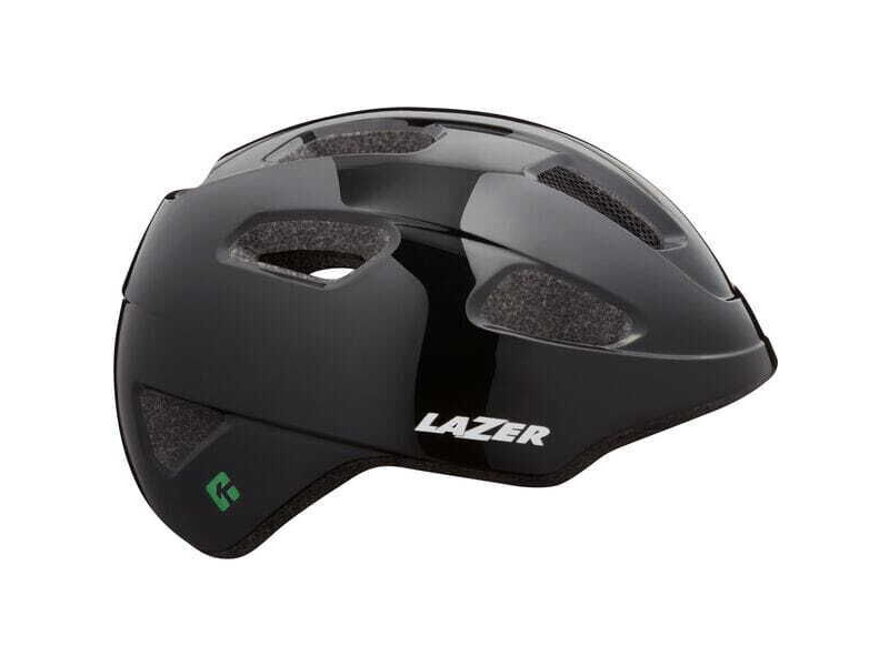 LAZER NutZ KinetiCore Helmet, Black, Uni-Youth click to zoom image