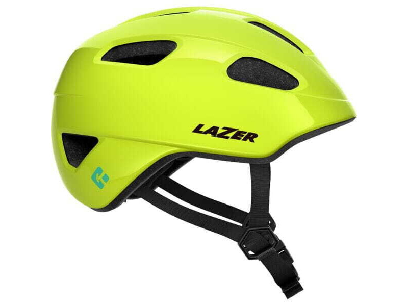 LAZER NutZ KinetiCore Helmet, Flash Yellow, Uni-Youth click to zoom image