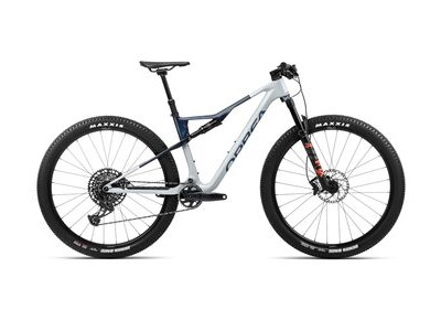 ORBEA OIZ M21 S Halo Silver-Blue Carbon View  click to zoom image