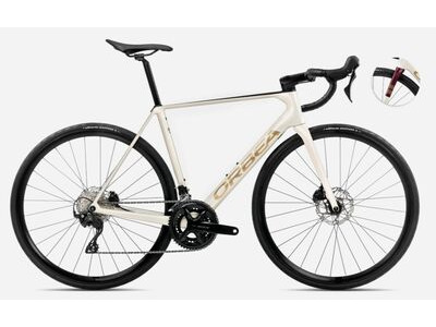 ORBEA Orca M30 47 White - Burgundy - Vulcano  click to zoom image