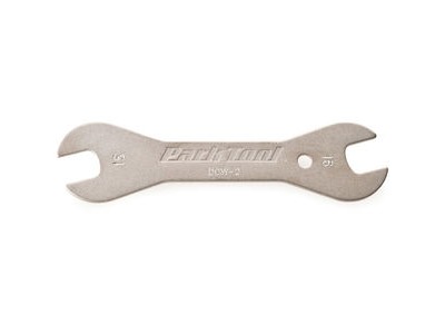 PARK TOOL DCW-1 Double-Ended Cone Wrench 15 - 16 mm Silver  click to zoom image