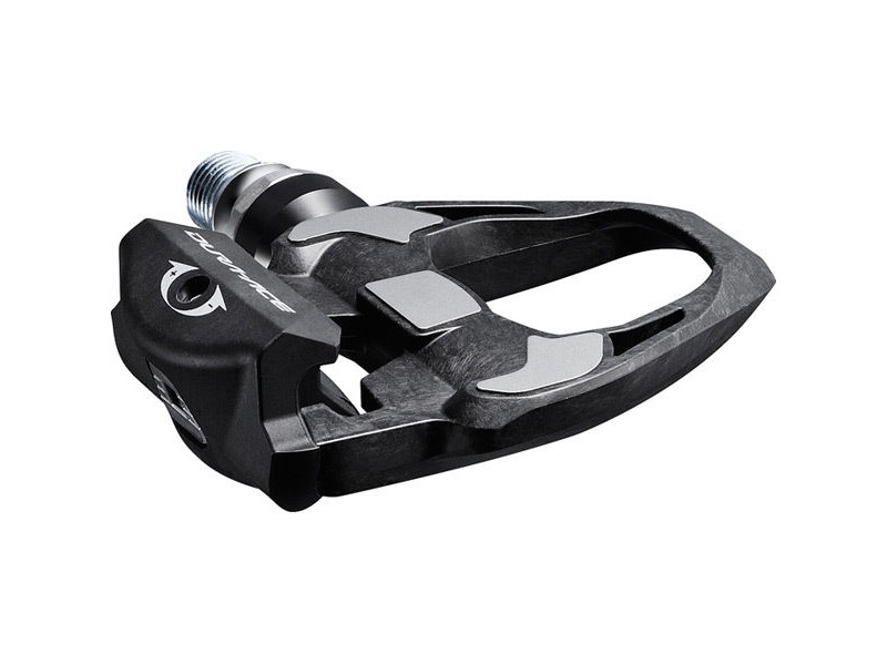 SHIMANO PD-R9100 Dura-Ace carbon SPD SL Road pedals, 4mm longer axle click to zoom image