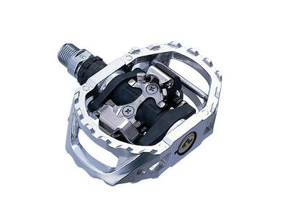 SHIMANO PD-M525 SPD MTB Pedals Silver, pair
