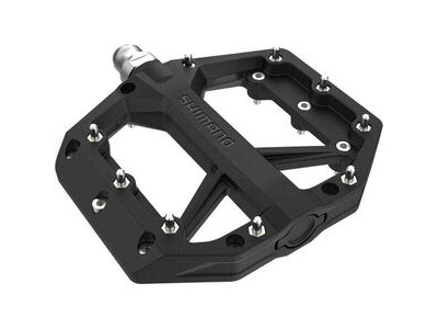 SHIMANO PD-GR400 flat pedals, resin with pins, black