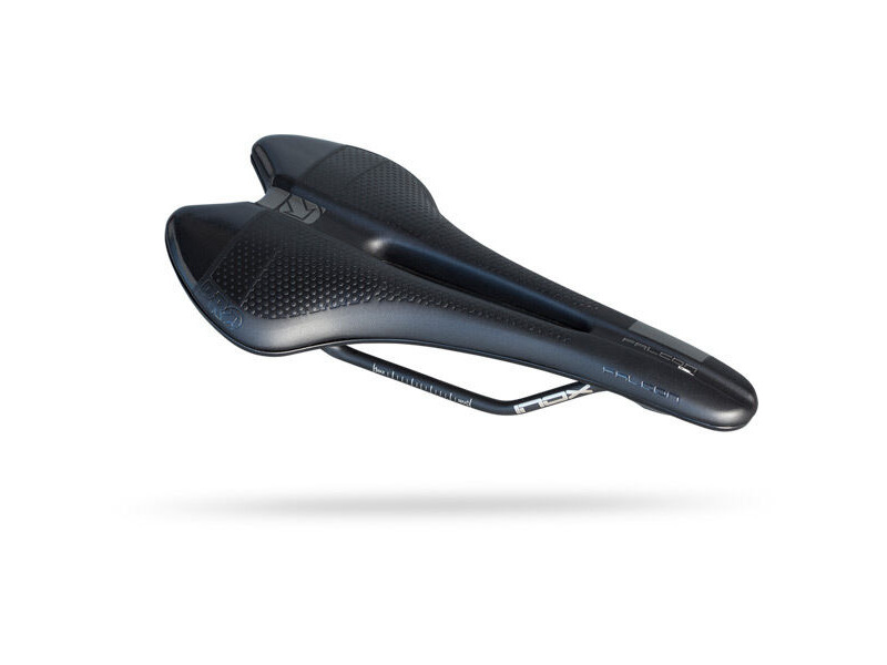 PRO Falcon gel saddle, hollow rail, 142mm, black click to zoom image