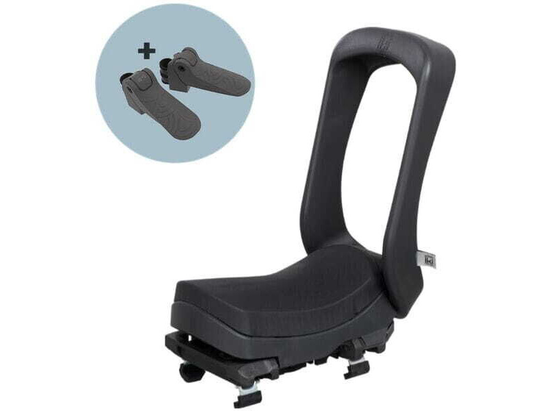 URBAN IKI Junior Seat with Rack Mount - Bincho Black / Bincho Black click to zoom image