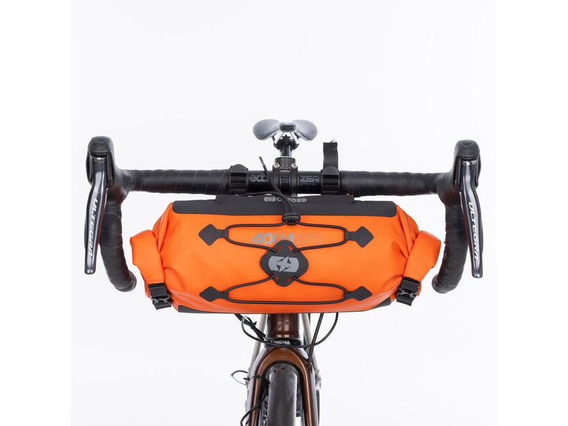 OXFORD Aqua Evo Adventure Handlebar Pack 9L Orange click to zoom image