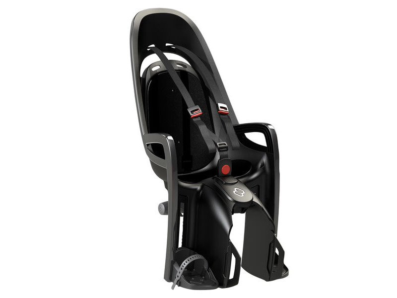 HAMAX Zenith Child Bike Seat Pannier Rack Version Grey/Black click to zoom image
