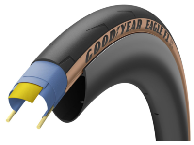 GOODYEAR EAGLE F1 TUBE ROAD TYRE Tan  click to zoom image