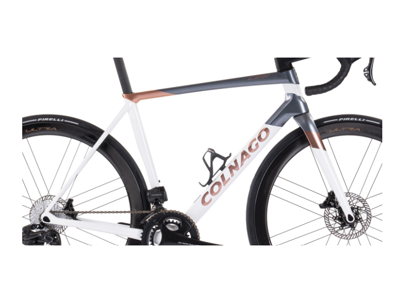 COLNAGO C68-R Disc Carbon Frame Set White Gold Grey click to zoom image