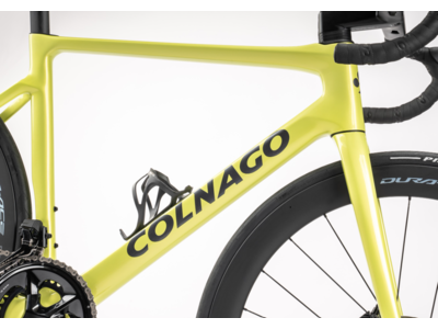 COLNAGO V4RS Disc Carbon Frame Set 45.5cm (50) Yellow Frame Set click to zoom image