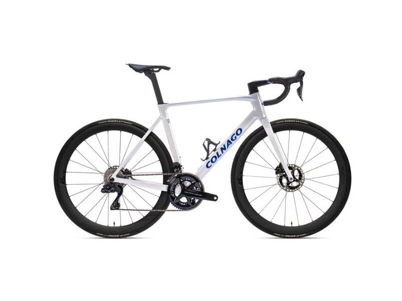 COLNAGO V5rs Disc 2025 Carbon Road Bike Dura Ace Di2 White click to zoom image