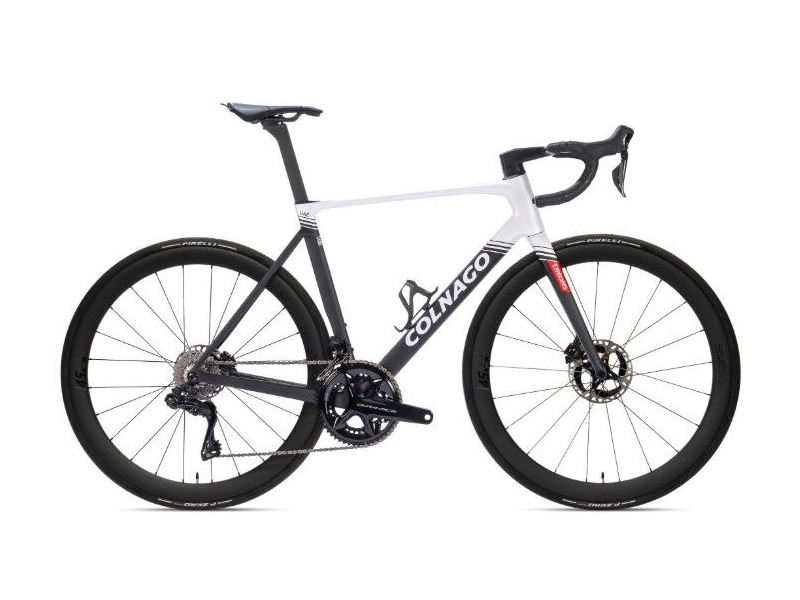 COLNAGO V5rs Disc 2025 Carbon Road Bike Dura Ace Di2 Black/White click to zoom image