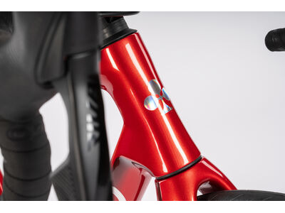 COLNAGO V4 Disc 2025 Complete Road Bike Ultegra Di2 12 Speed Red Silver, VDRD click to zoom image