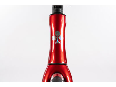 COLNAGO V4 Disc 2025 Complete Road Bike Ultegra Di2 12 Speed Red Silver, VDRD click to zoom image