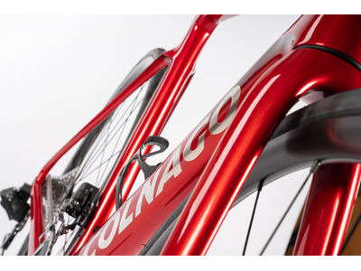 COLNAGO V4 Disc 2025 Complete Road Bike Ultegra Di2 12 Speed Red Silver, VDRD click to zoom image