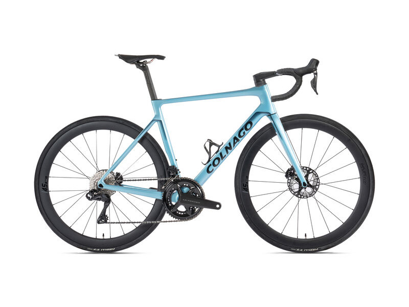 COLNAGO V4 Disc 2025 Complete Road Bike SC45 Wheels Ultegra Di2 12s Blue Grey