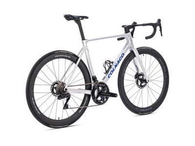COLNAGO V5rs Disc 2025 Carbon Road Complete Bike Dura Ace Di2 White Blue click to zoom image