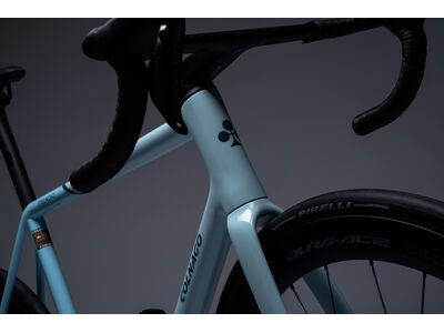 COLNAGO Steelnovo Steel Road Frame Set Light Blue click to zoom image