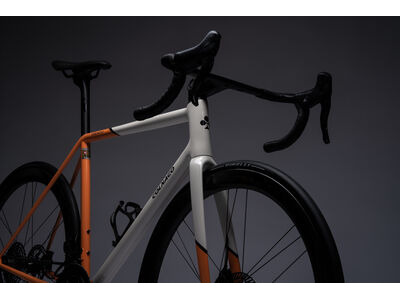 COLNAGO Steelnovo Steel Road Frame Set Orange White click to zoom image