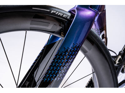 COLNAGO Y1RS Disc 2025 Carbon TT Aero Frameset Blue & Black click to zoom image