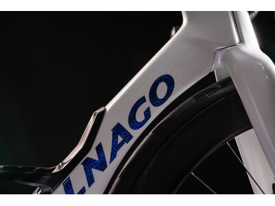 COLNAGO Y1RS Disc 2025 Carbon TT Aero Frameset White & Blue Decal click to zoom image