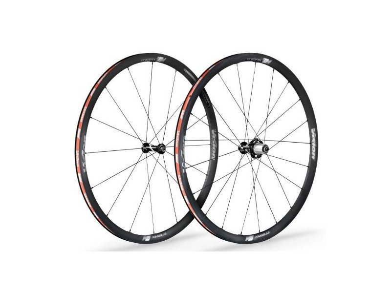 VISION TriMax 35 KB Keronite Coated Road RIM Brake Wheelset tubeless ready click to zoom image