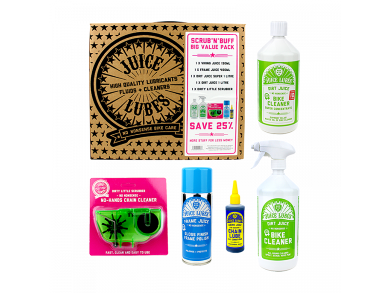JUICE LUBES Scrub & Buff Pack, Mixed Bundle click to zoom image