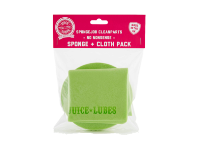 JUICE LUBES SpongeJob CleanParts, Sponge and Cloth Pack