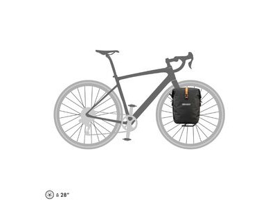 ORTLIEB Gravel-Pack - 29L Black Front click to zoom image