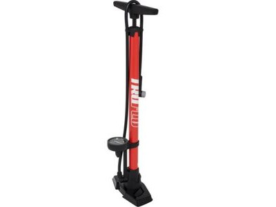 TRUFLO Easitrax 4 Floor Pump with gauge and Auto-head 160 psi Red