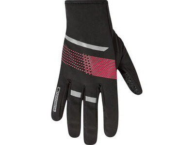 MADISON Element women's softshell gloves, black / fiery pink