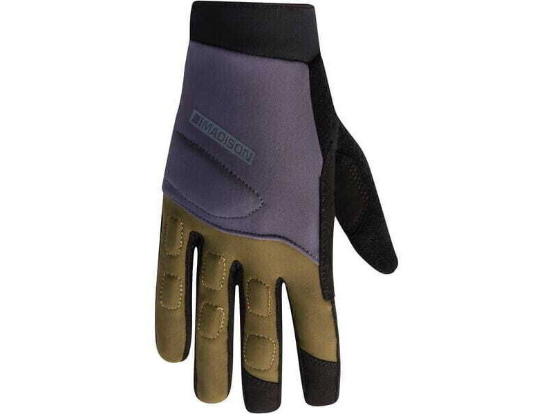 MADISON Zenith gloves - navy haze / dark olive click to zoom image