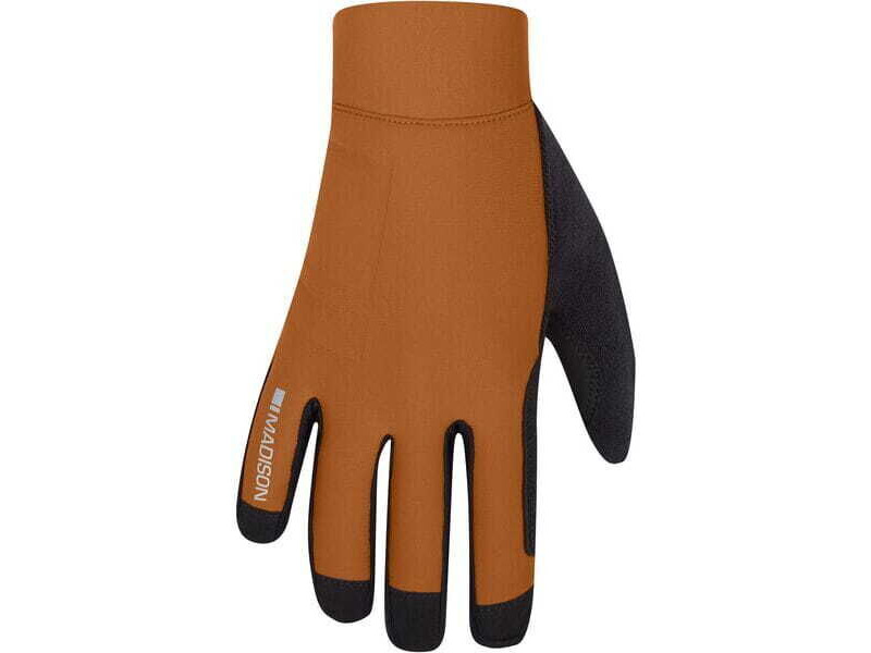 MADISON DTE 4 Season DWR Gloves, rust orange click to zoom image