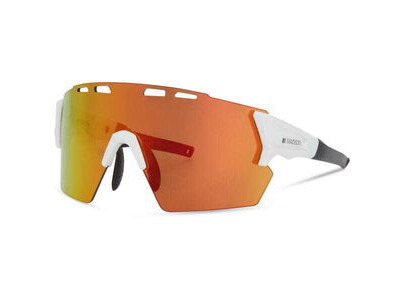 MADISON Stealth Glasses - 3 pack - gloss white / fire mirror / amber & clear lens